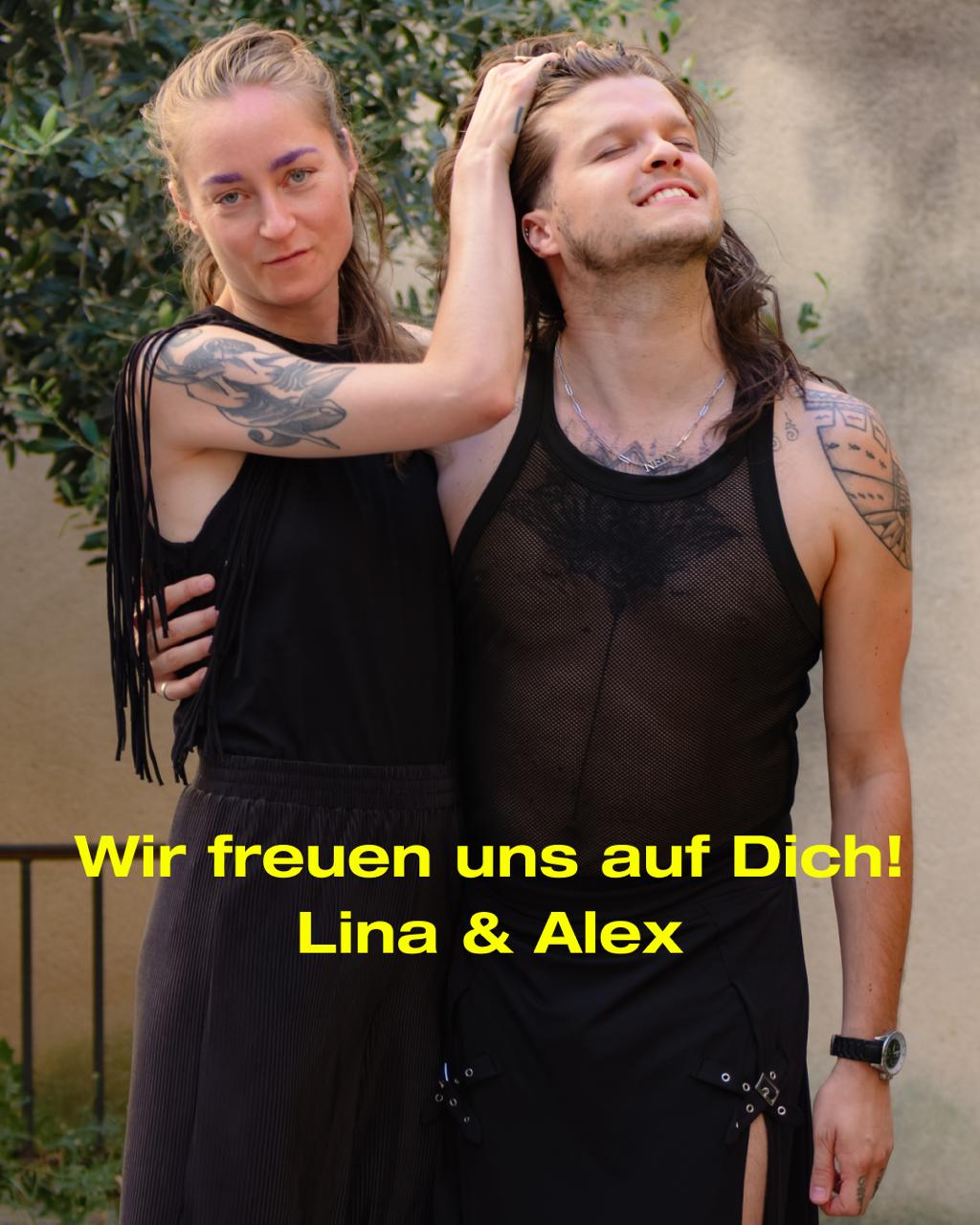Lina Orlando greift Alex Fae in die Haare und zeigt Dominanz